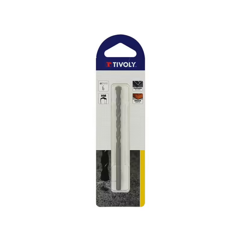 Foret béton 06 x 100mm essential Tivoly