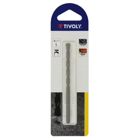 Foret béton 06 x 100mm essential Tivoly