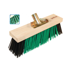 Tête de balai cantonnier fibre pvc 32cm