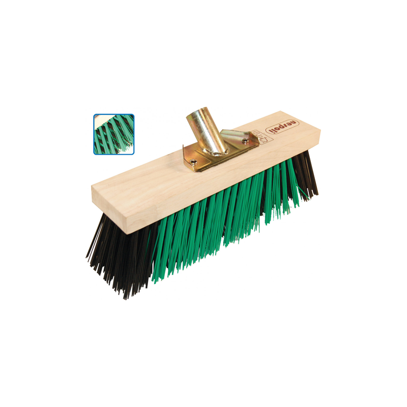 Tête de balai cantonnier fibre pvc 32cm