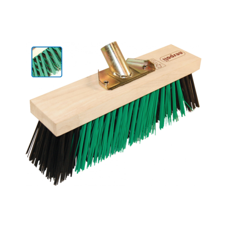 Tête de balai cantonnier fibre pvc 32cm