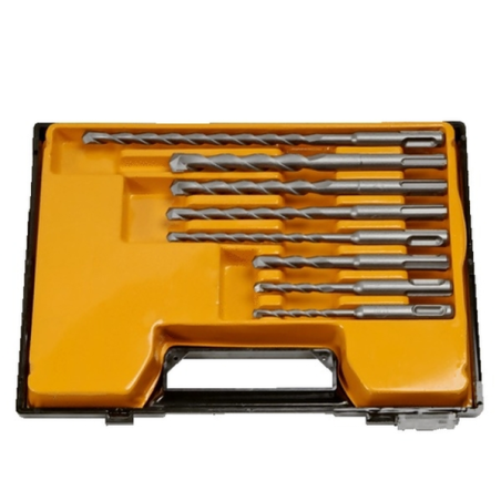 Coffret 8 forets béton sds+ 160-210mm D.5-12mm