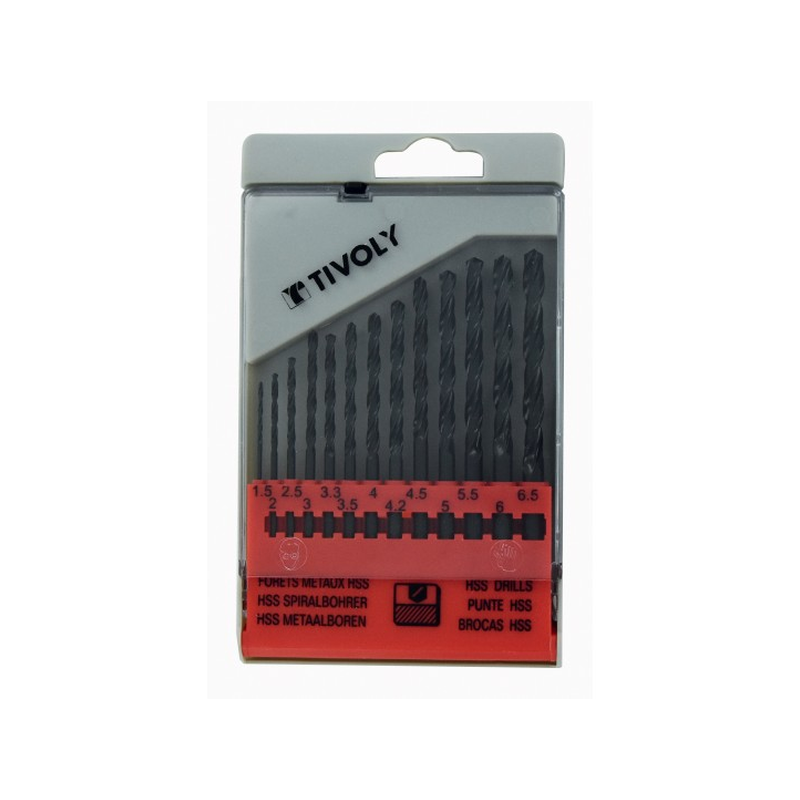 Coffret 13 foret à metaux hss d1.5-6.5mm