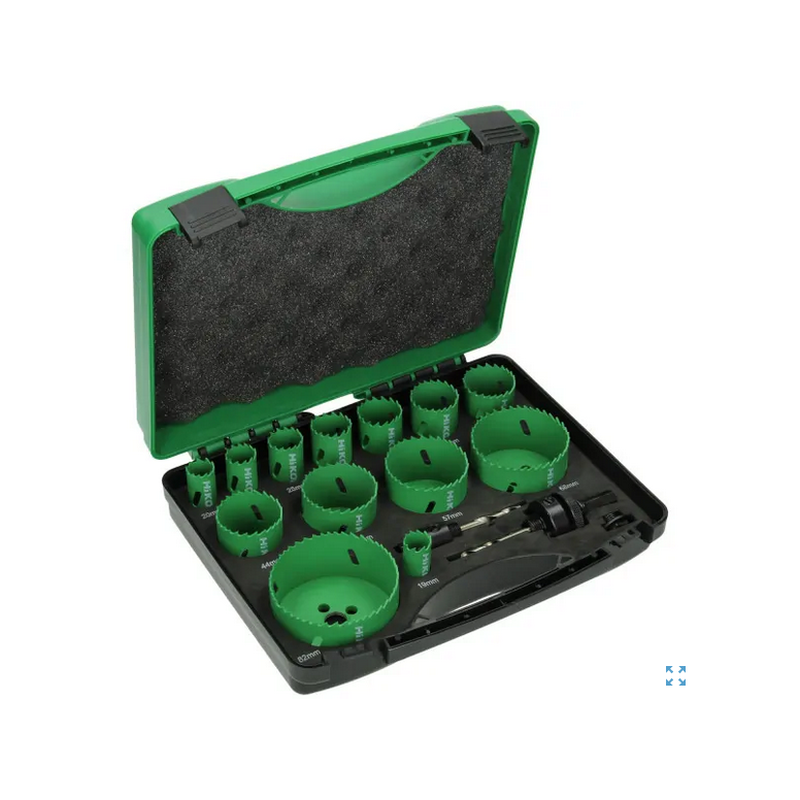 Kit 13 scies cloches D.19-82mm + accessoire