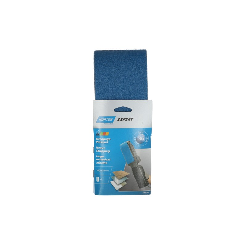 Bande reversible 100x610mm GR36 décapage x2