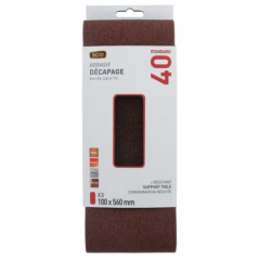 Bande sans fin 100x560mm GR40 décapage x3