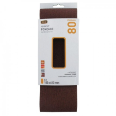 Bande sans fin 100x610mm GR120 finition x3