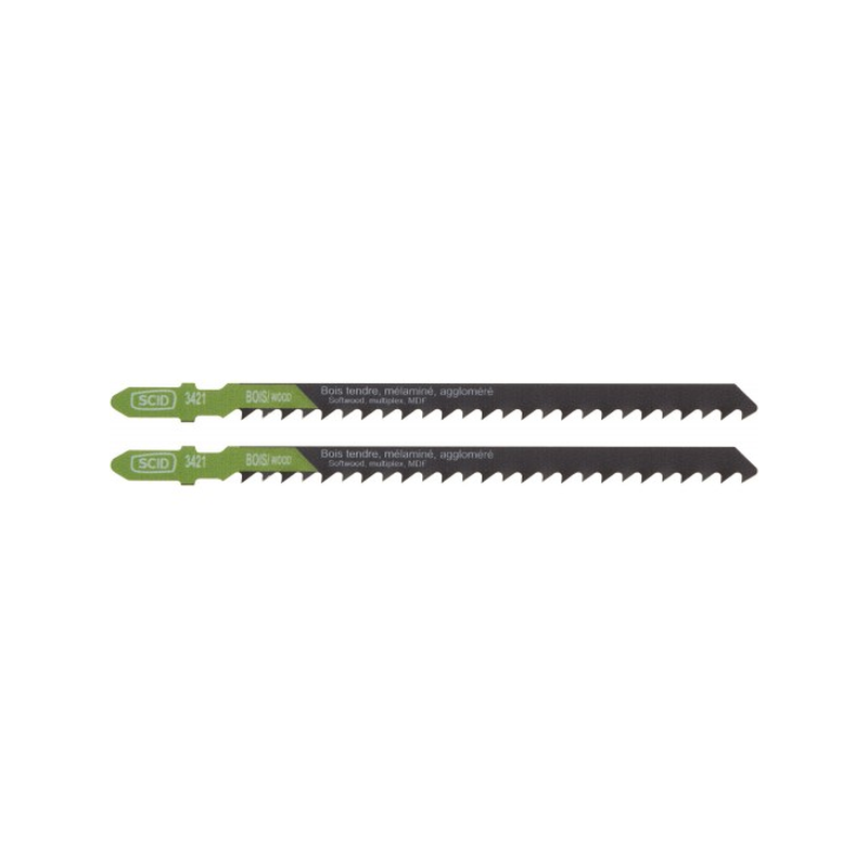 Lame scie sauteuse bois droite 100mm max x2