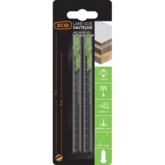 Lame scie sauteuse bois droite 100mm max x2