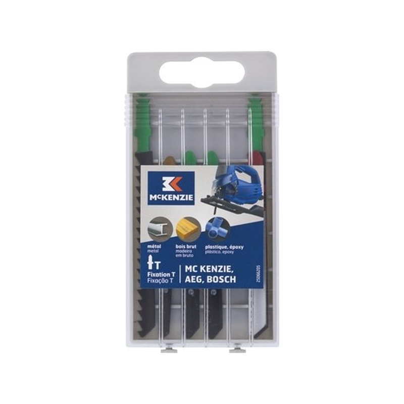 Lame scie sauteuse universelle droite + courbe 60mm max x6