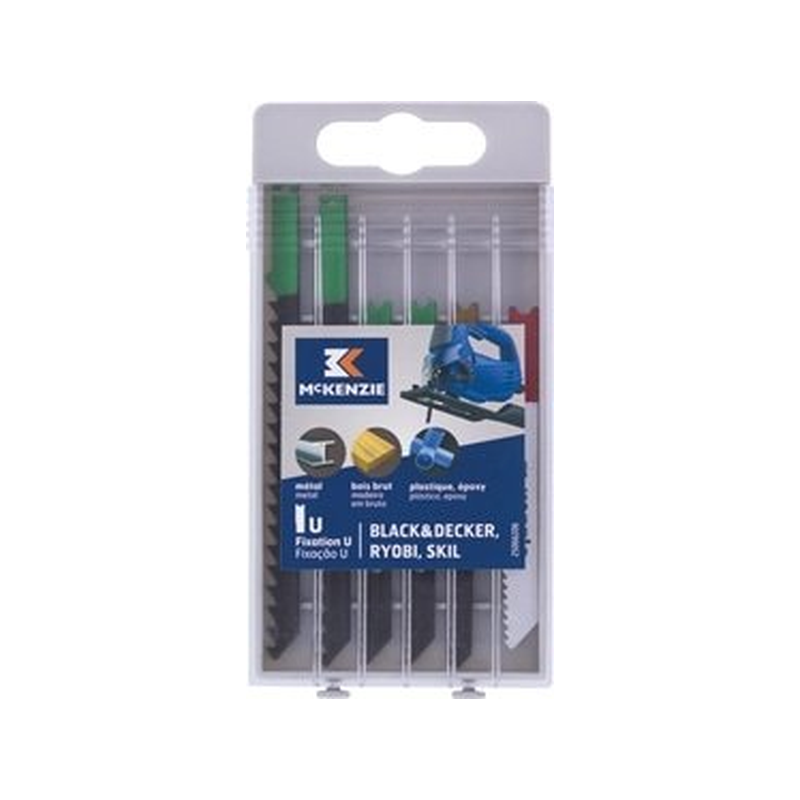 Lame scie sauteuse universelle droite + courbe 60mm max x6