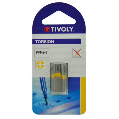 Coffret 3 embouts vissage ph1-2-3 l25mm torsion