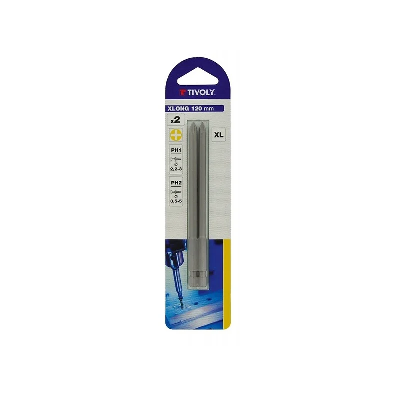 Embout vissage ph1 + ph2 L.120mm 1 de chaque