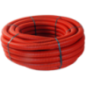 Gaine TPC annelée D.63mm rouge 50M