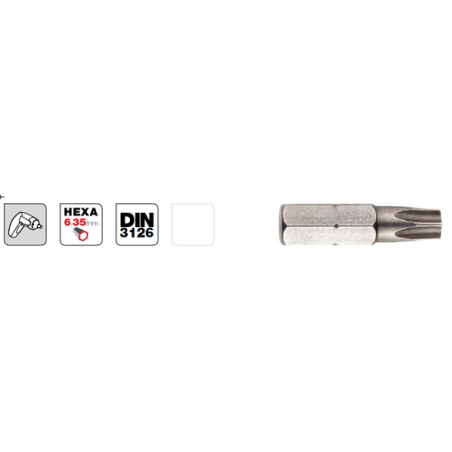 Embout vissage torx 40 L.25mm x1