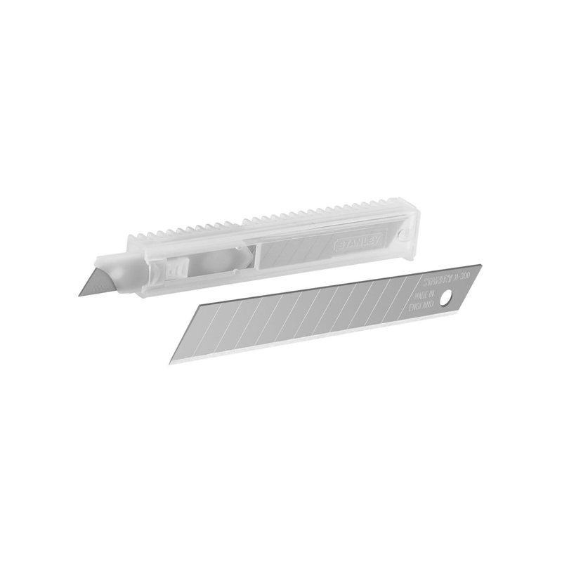 Distributeur 10 lames de cutter 9mm Stanley