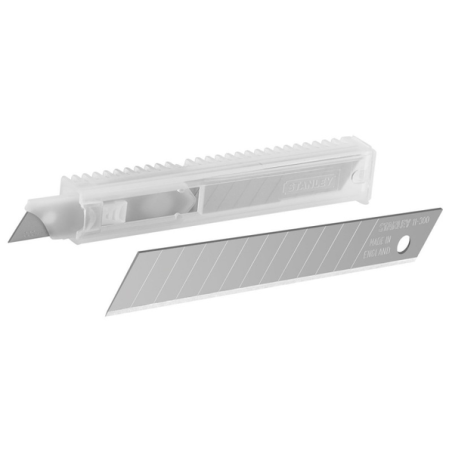 Distributeur 10 lames de cutter 9mm Stanley
