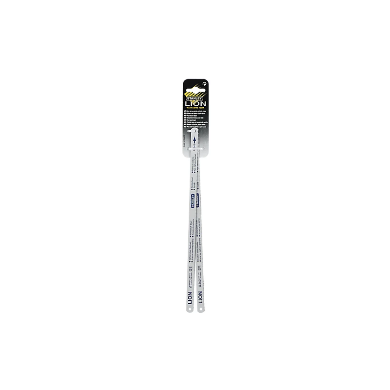 Lame scie metaux 10 dents/cm 30cm