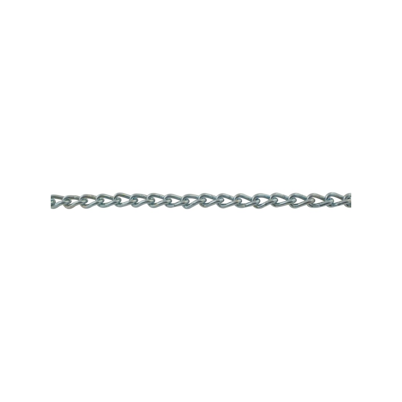 Chaîne D.2.5mm torse acier zingue 4m