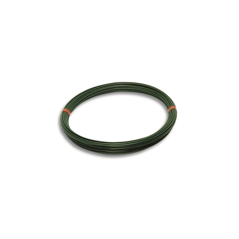 Fil tension plastifié vert D.2.7mm L.50m