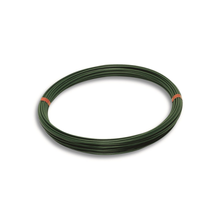 Fil tension plastifié vert D.2.7mm L.50m