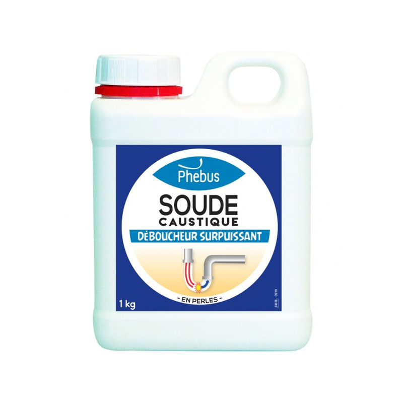 Soude caustique perles Phebus 1kg