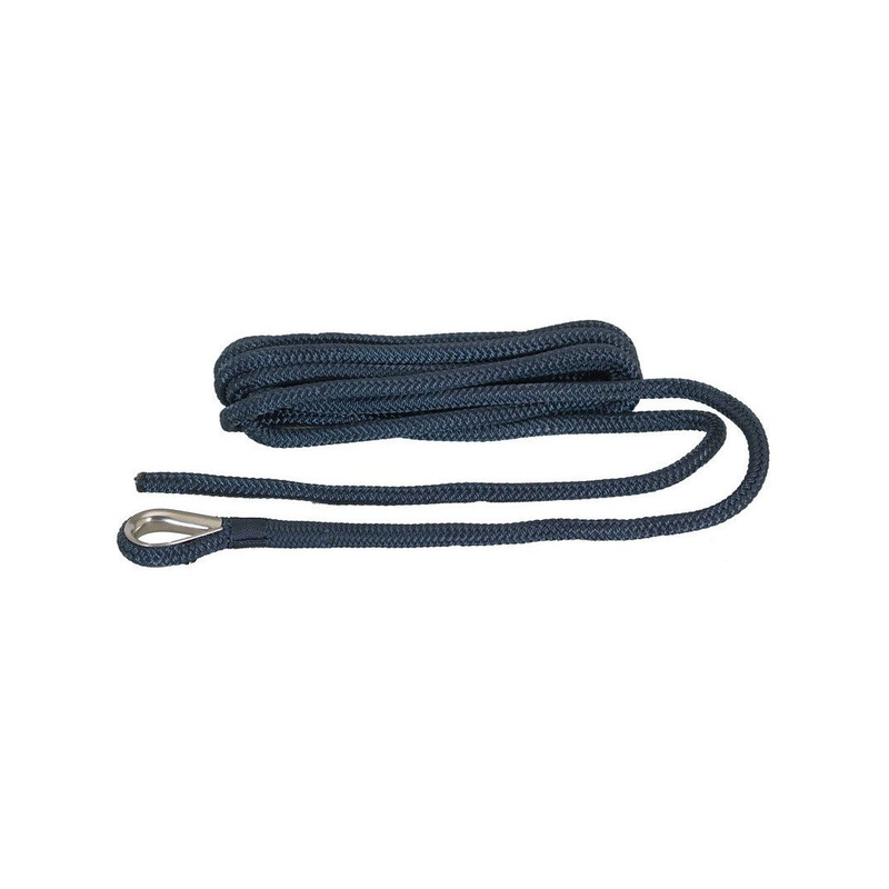 Corde + cosse inox bleu 2400kg D.12mm 6m