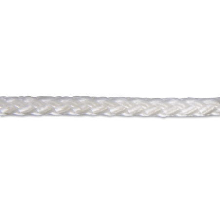 Corde polypropylène tressée D.4mm blanc v/ml