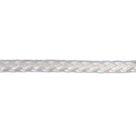 Corde polypropylène tressée D.5mm blanc v/ml