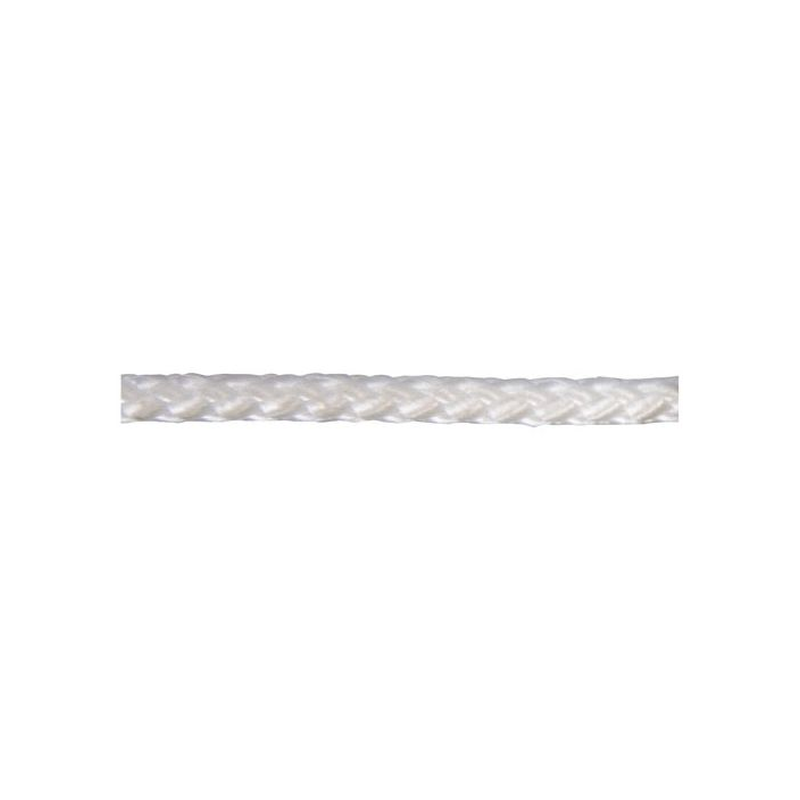 Corde polypropylène tressée D.6mm blanc v/ml