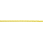 Corde polypropylène tressée D.4mm jaune v/ml