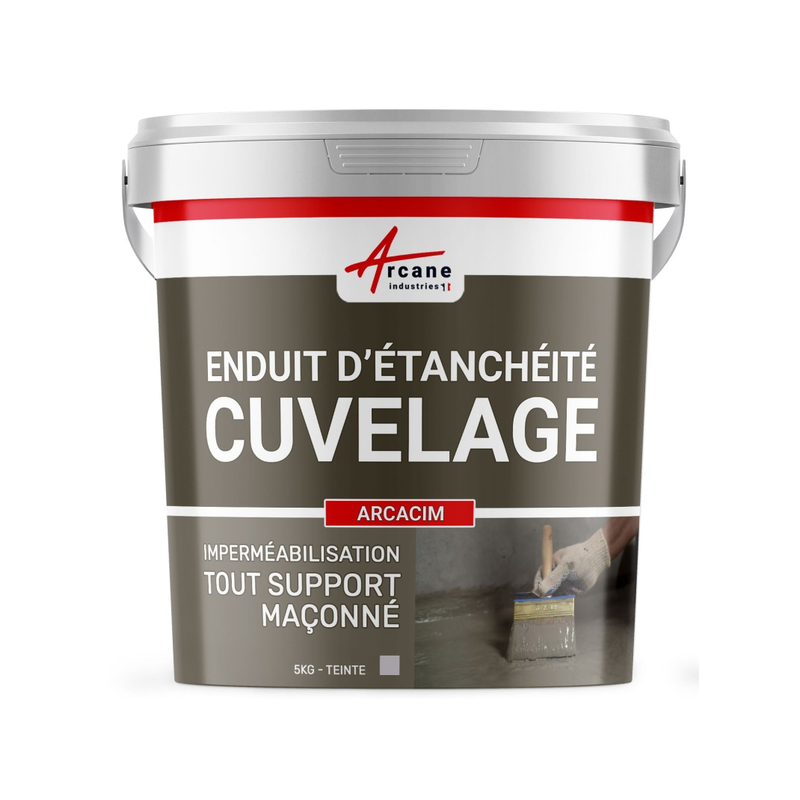 Arcacim enduit de cuvelage gris 5kg