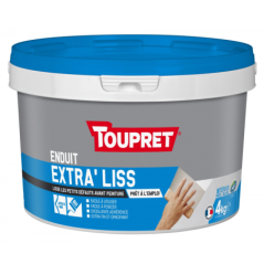 Toupret enduit extra'liss pâte 4kg