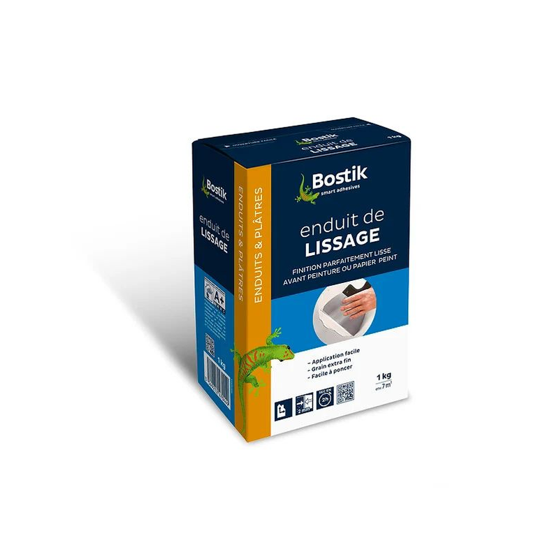 Enduit de lissage poudre 1kg bostik