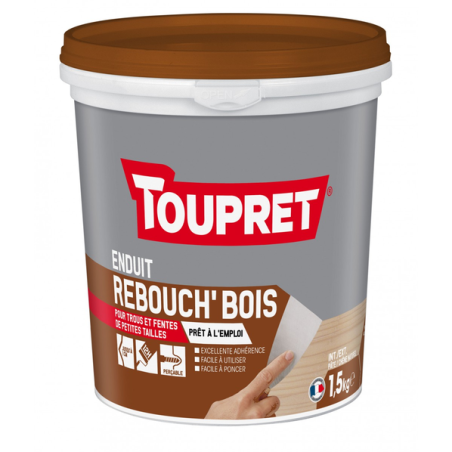 Enduit rebouch'bois bois 1.5kg