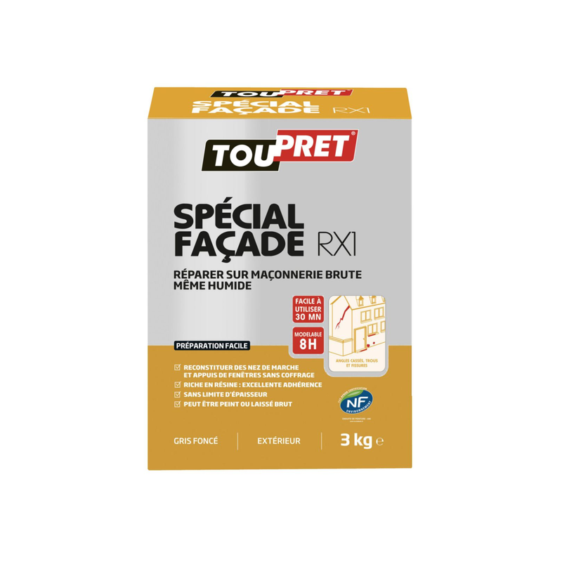 Enduit de réparation 3kg Toupret