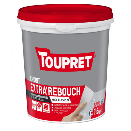 Enduit extra'rebouch pâte 1.5kg Toupret