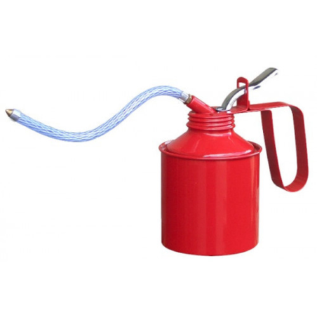 Burette metal bec flexible rouge 500ml