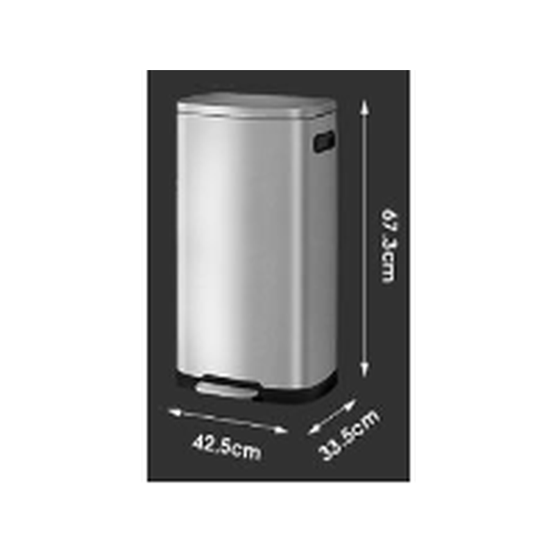 Poubelle 50L 42.5 x 35.5 x 67cm