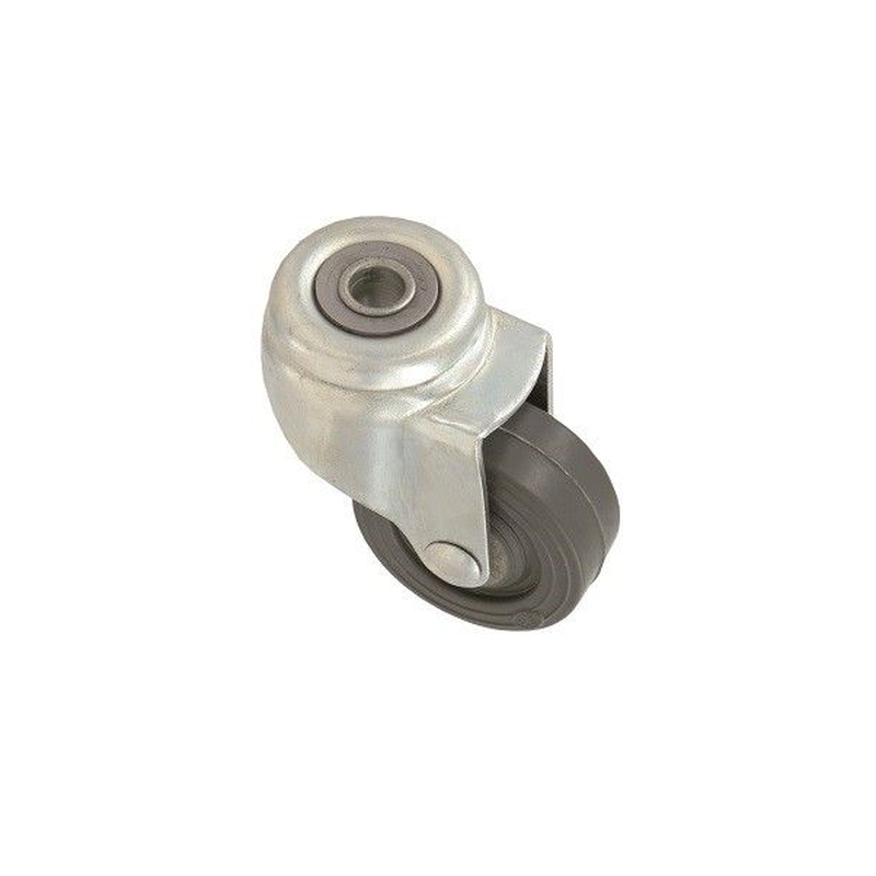 Roulette a œil d50mm caoutch. 35kg
