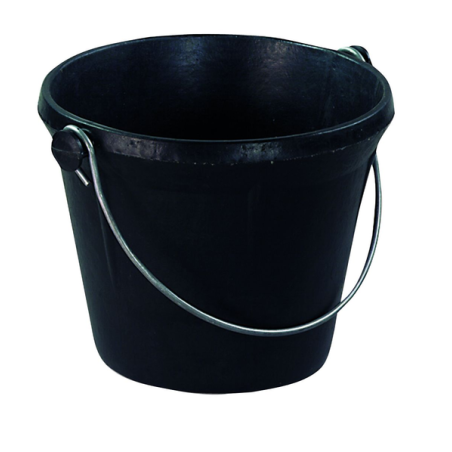 Seau de maçon 12l caoutchouc