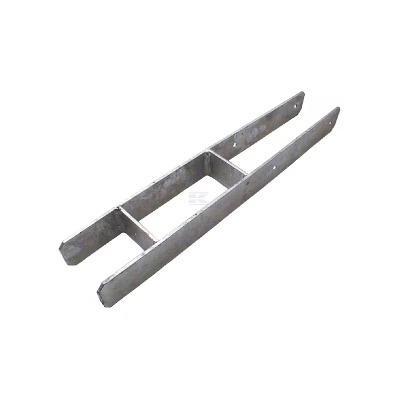 Support de poteau h fv 121/600x60x5mm