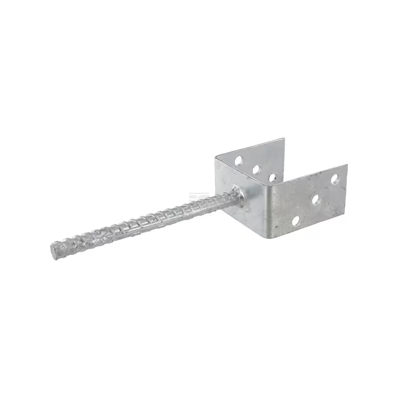 Support de poteau u fv 71/100x60x5mm