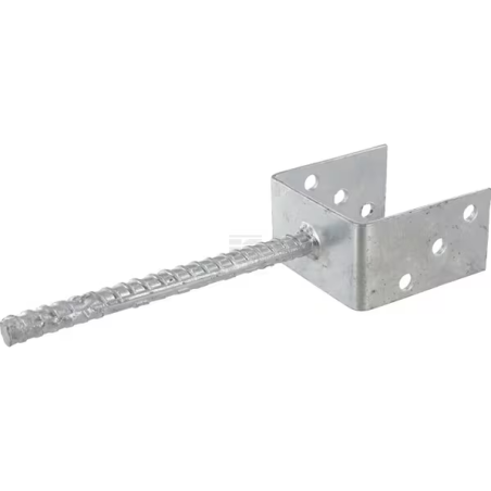 Support de poteau u fv 71/100x60x5mm