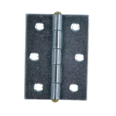 Charnière étroite acier zingué 70x51mm