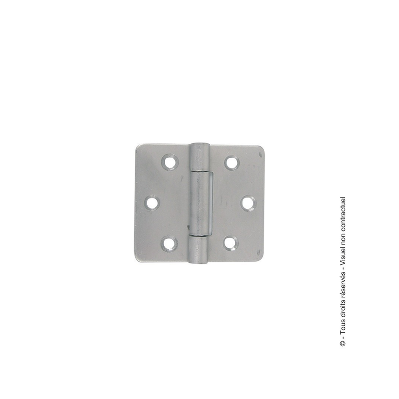 Charnière renforcée inox 65x75mm