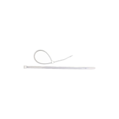 Collier 2.5x135mm blanc x100