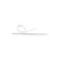 Collier 2.5x135mm blanc x100