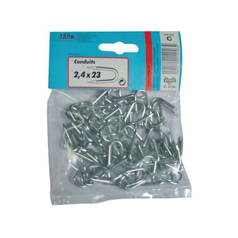 Conduit acier zingué 2.4x23mm 120g