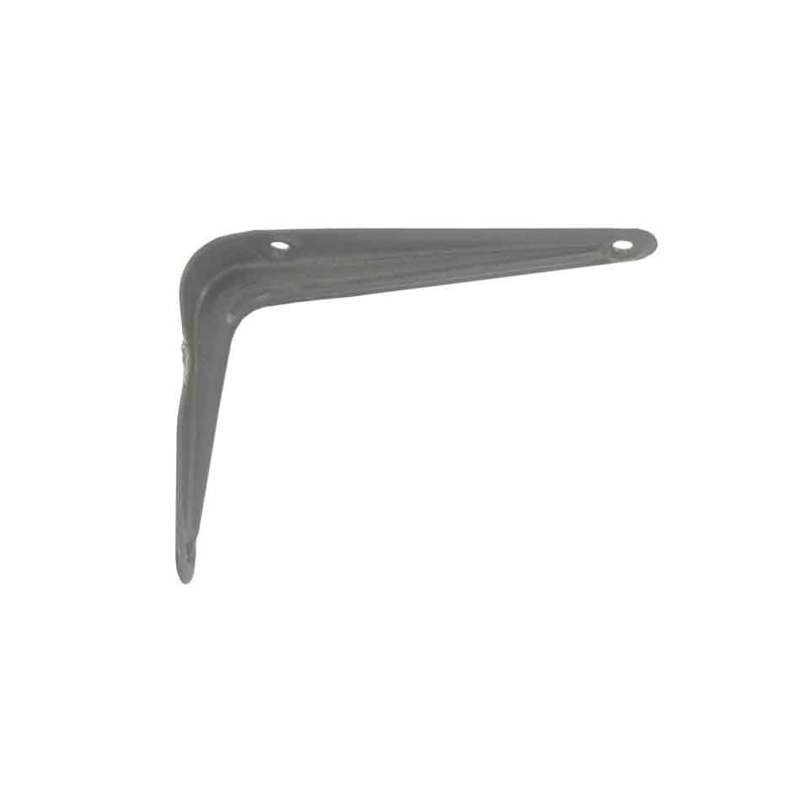 Console emboutie laquée grise 150x200mm